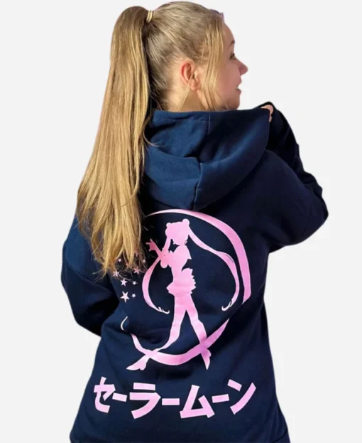 Sailor Moon Black Hoodie - Image 4