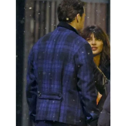 Sam Heughan Love Again Plaid Jacket - Image 2