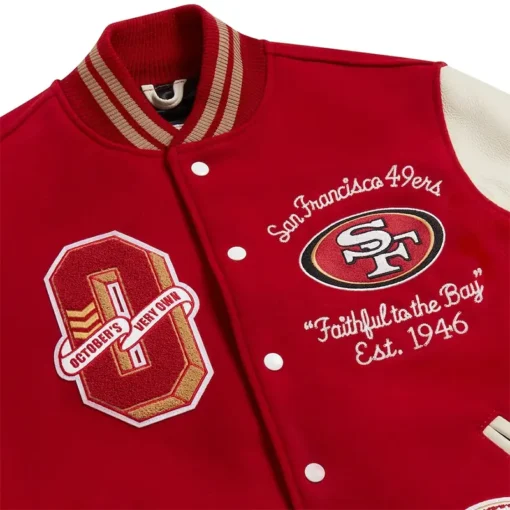 San Francisco 49Ers Varsity Jacket - Image 4