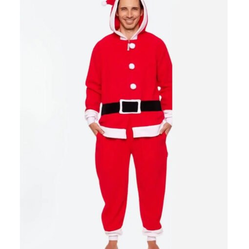 Santa Claus Onesie Christmas Red Costume