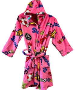 Pink Soccer Shootout Robe