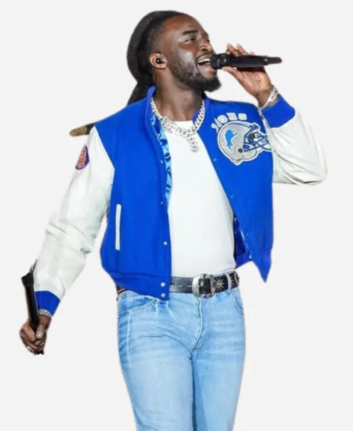 Shaboozey Thanksgiving Halftime Show Detroit Lions Jacket - Image 3