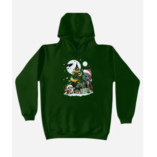 Star Wars Christmas Tree Pullover Hoodie - Image 3