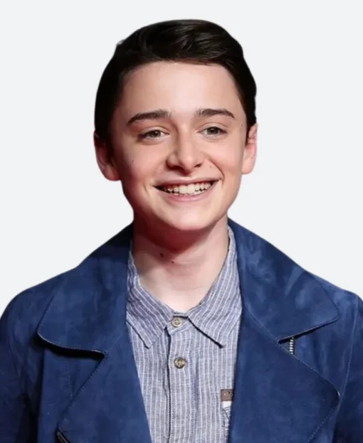 Noah Schnapp Stranger Things Premiere Blue Jacket - Image 3