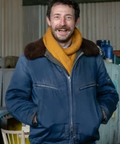 Stranger Things Yuri Ismaylov Blue Jacket