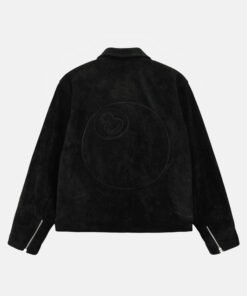 Stussy 8 Ball Suede Bing Black Jacket