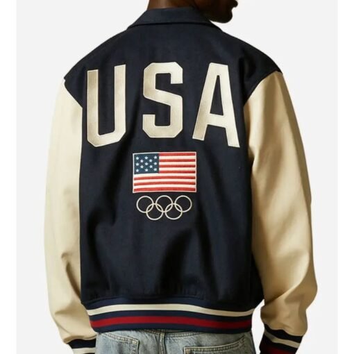 Team USA Olympic Varsity Jacket - Image 2