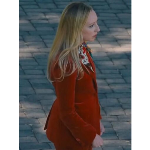The Afterparty Hannah Orange Blazer - Image 2