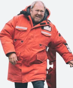 Magnus MacMillan The Rig S02 Red Hooded Jacket