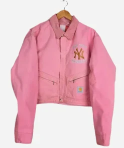 NY Yankees X Vintage Carhartt Crop Jacket