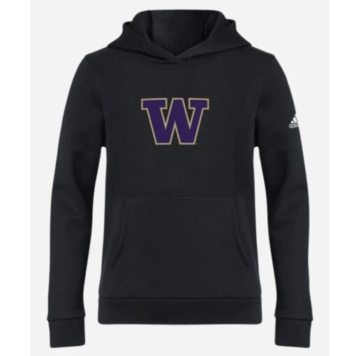 Washington Huskies Black Pullover Hoodie - Image 4
