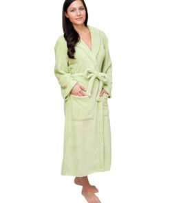 Simple Light Green Bathrobe