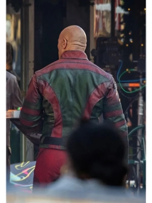 Dwayne Johnson Red One Leather Jacket - Image 2