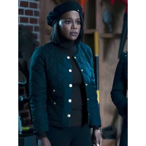 Aja Naomi King Black Quilted Jacket