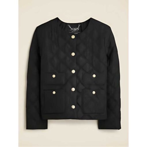 Aja Naomi King Black Quilted Jacket - Image 2