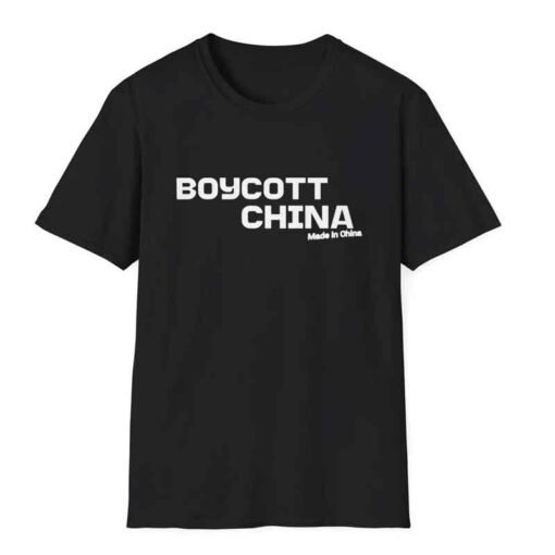 Boycott China Made In China T-Shirt - Image 2