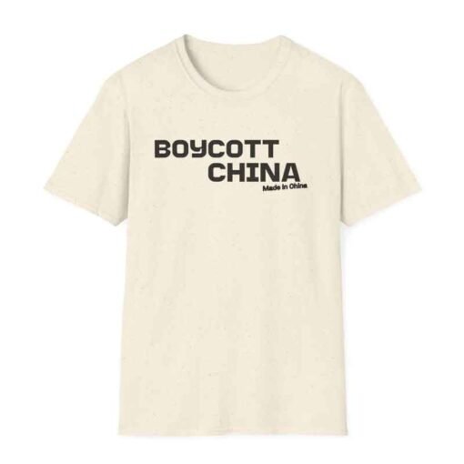 Boycott China Made In China T-Shirt - Image 3