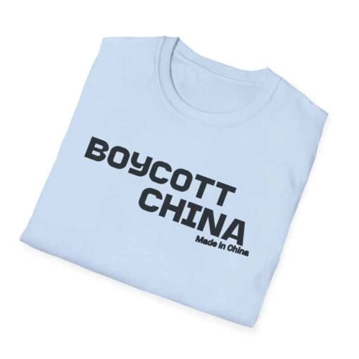 Boycott China Made In China T-Shirt - Image 5