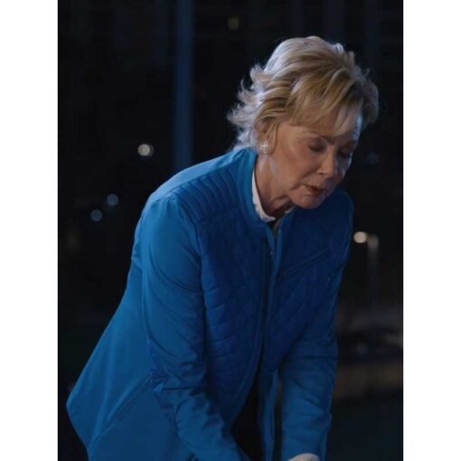 Jean Smart Blue Quilted Jacket - Image 3