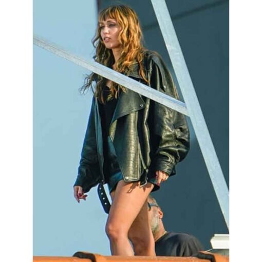 Miley Cyrus Leather Jacket