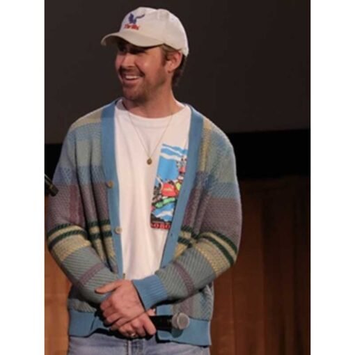 Ryan Gosling The Fall Guy Stunt World Record Cardigan