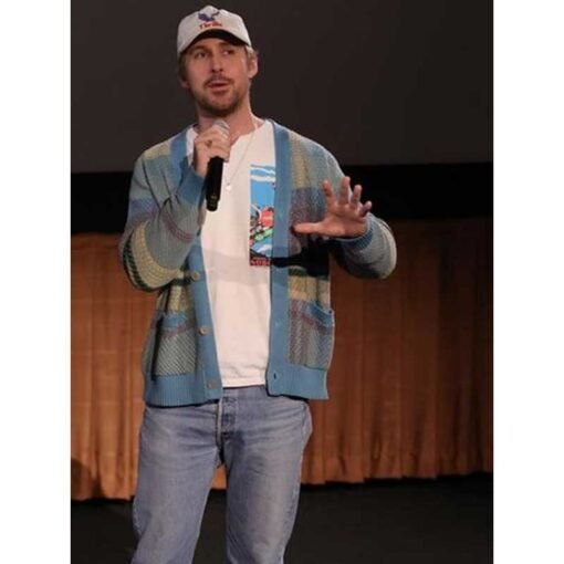 Ryan Gosling The Fall Guy Stunt World Record Cardigan - Image 4