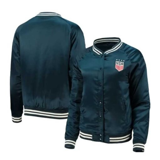 5th & Ocean By New Era Blue Jacket - Image 3