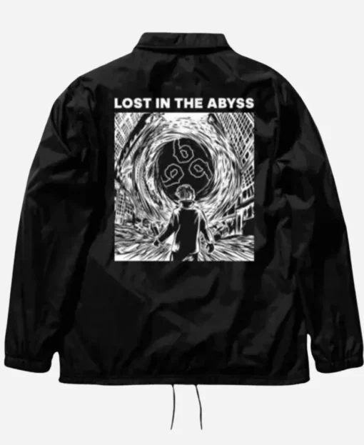 999 Club Juice WRLD Lost In The Abyss Black Jacket - Image 2