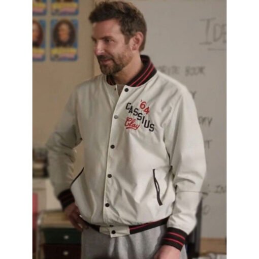Abbott Elementary Bradley Cooper Bomber Jacket - Image 3