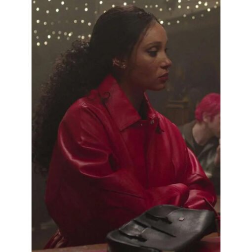 Adwoa Aboah Too Much Leather Jacket