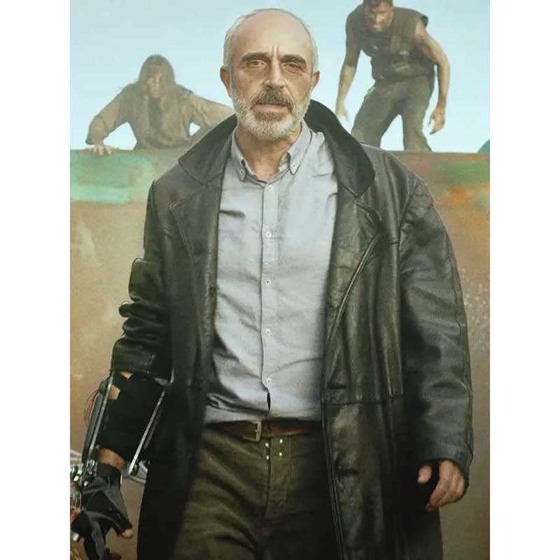 Alexis Latham Black Leather Coat