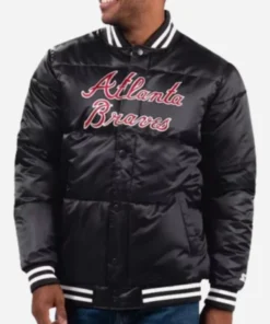 Atlanta Braves Starter Black Jacket