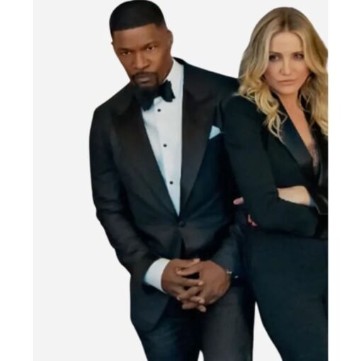 Back in Action 2025 Jamie Foxx Black Blazer - Image 2