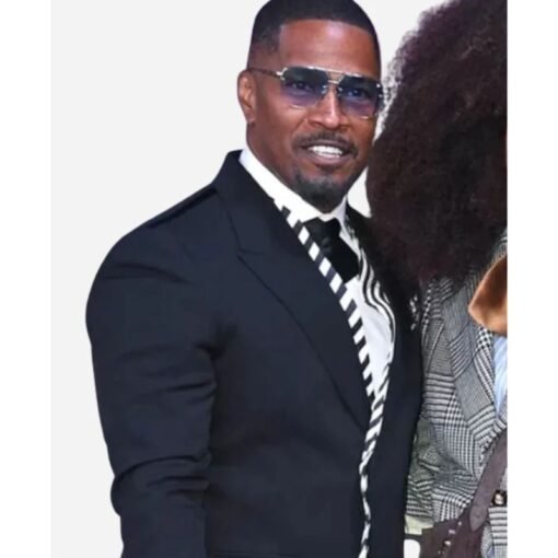 Back in Action Jamie Foxx Black Blazer - Image 2