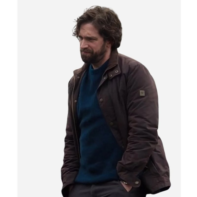 Bad Sisters Owen McDonnell Brown Jacket - Image 2