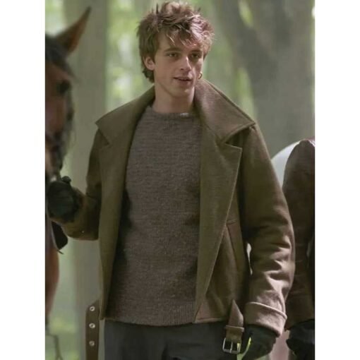 Benjamin Voisin Carême 2025 Brown Coat