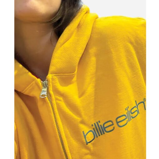 Billie Eilish Yellow Tour Hoodie - Image 3