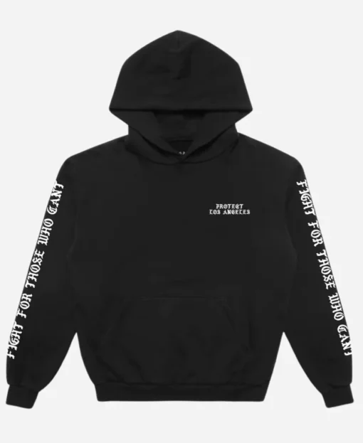 Born x Raised Protect LA Black Hoodie - Image 2