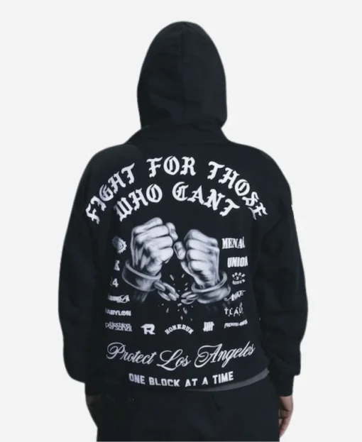 Born x Raised Protect LA Black Hoodie