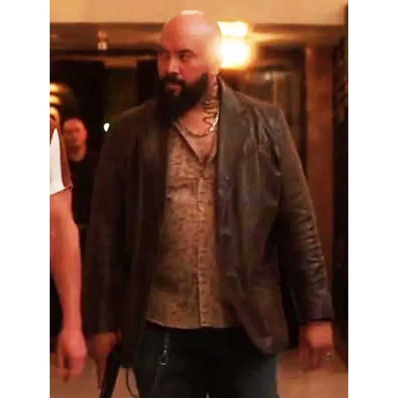 Reno Reyes Black Leather Blazer - Image 2