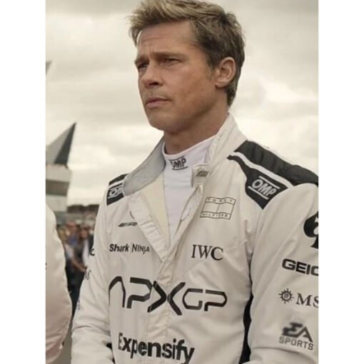 Brad Pitt F1 Racer Jacket - Image 8