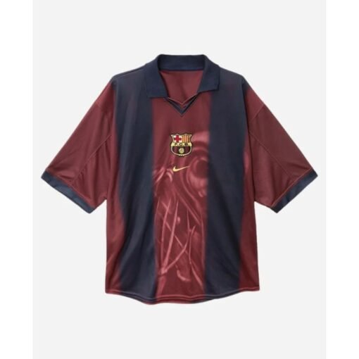 CJ x Nike x FC Barcelona Retro 2000/01 Home Skeleton Jersey