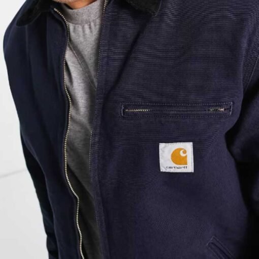 Carhartt WIP Detroit Dark Navy Jacket - Image 3
