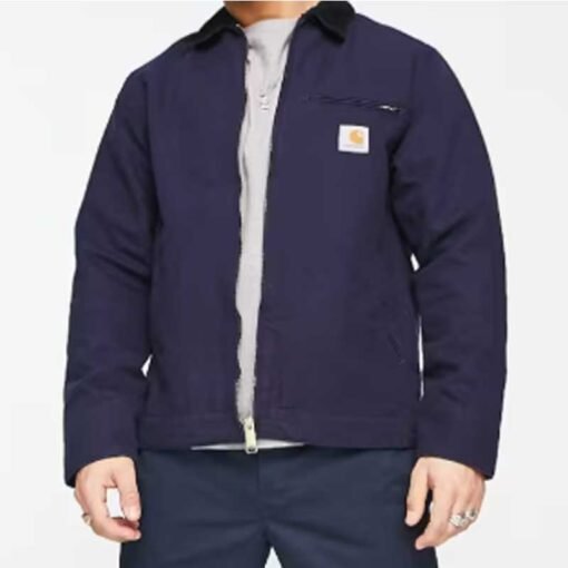 Carhartt WIP Detroit Dark Navy Jacket - Image 4