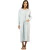 Casual Nights Long Quilted Robe House Dress