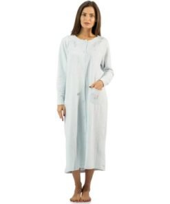 Casual Nights Long Quilted Robe House Dress