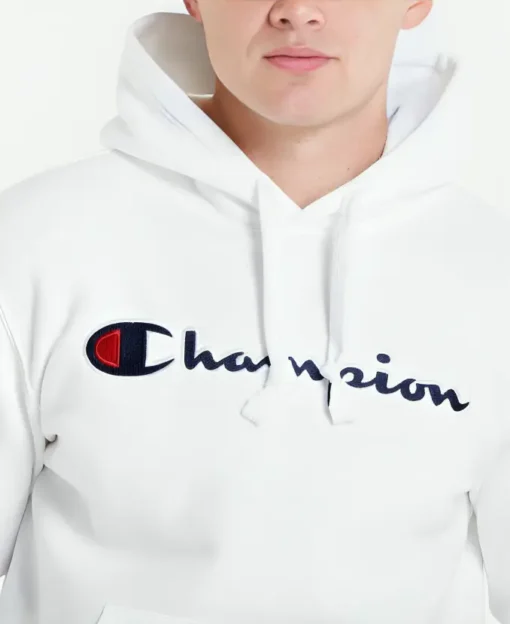 Champion White Hoodie - Image 3