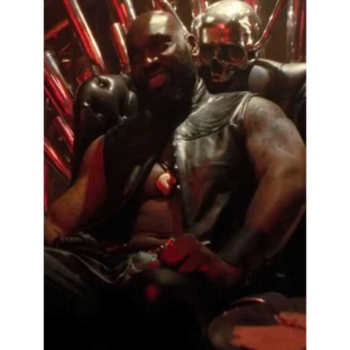 Chidi Ajufo A Working Man 2025 Black Leather Vest - Image 2
