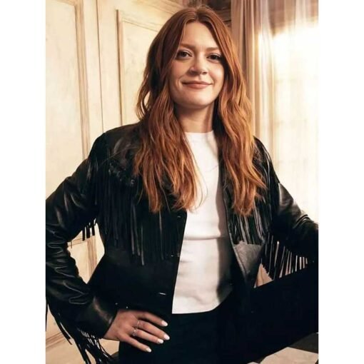 Colby Minifie Leather Fringe Jacket - Image 2