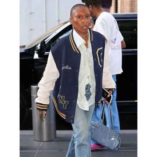 Cynthia Erivo NYC 2025 Varsity Jacket - Image 2
